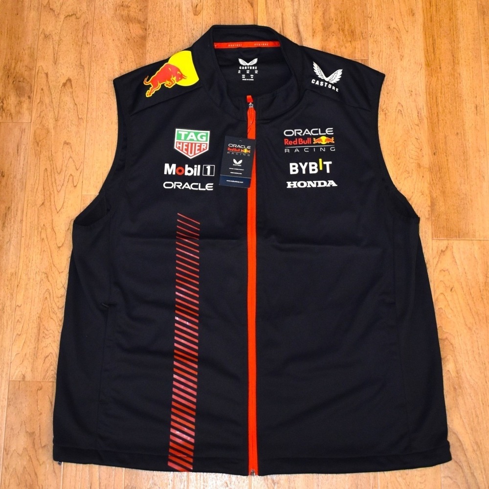 Castore Oracle Red Bull Racing Hybrid Gilet F1‎ Vest Night Sky Mens 3XL NEW